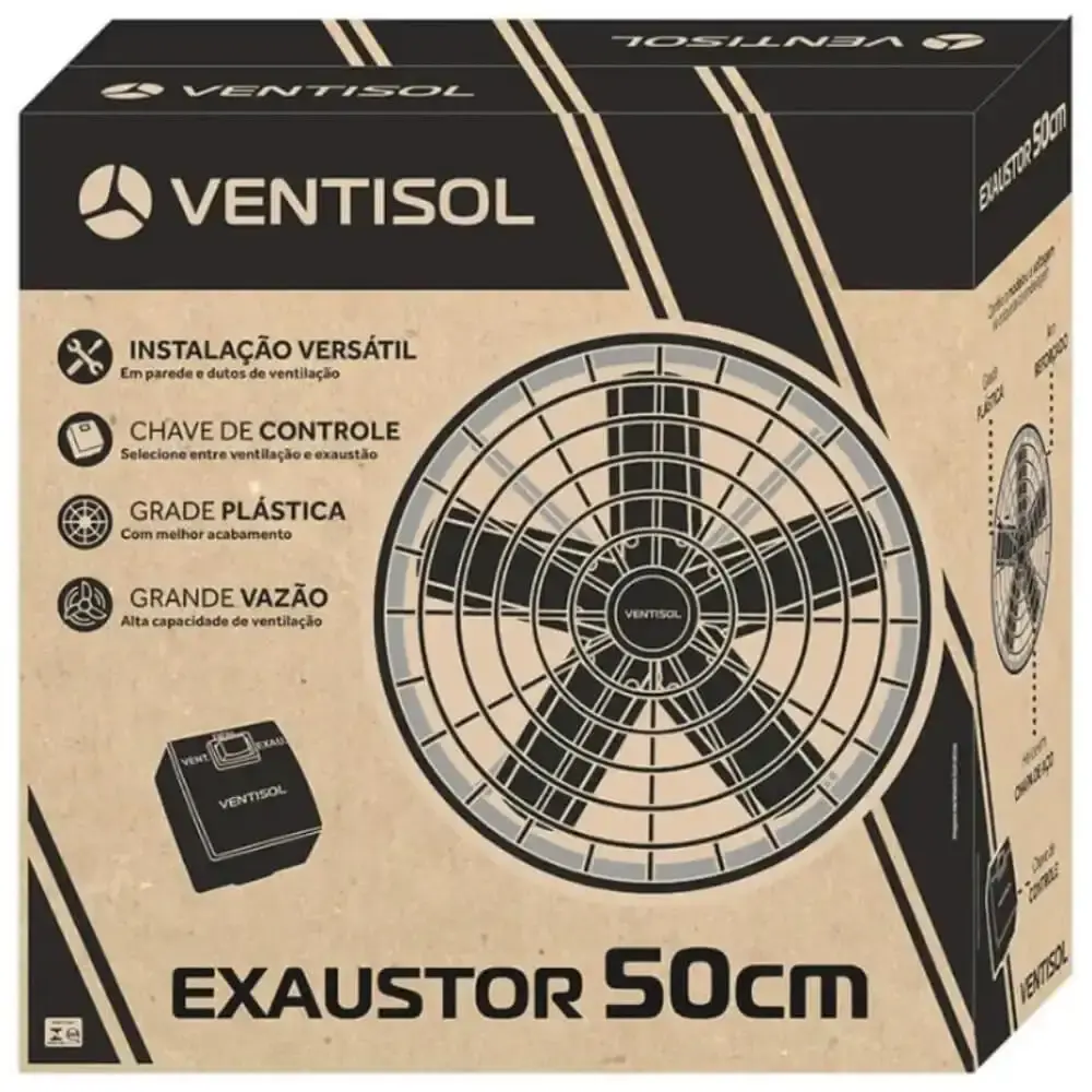 Exaustor industrial 50 CM com reversão 220V Ventisol — fotografia 5