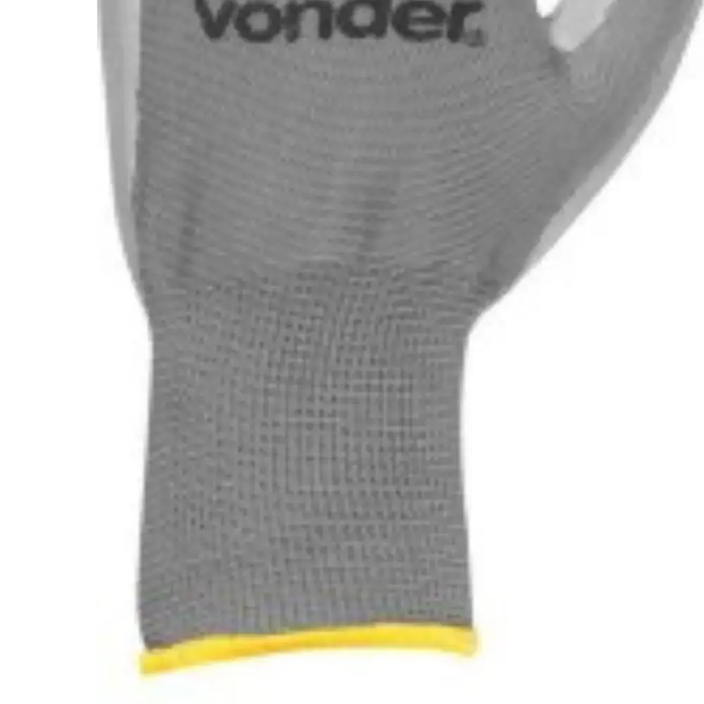 Luva de poliéster com látex tam 10 PNV 0110 Vonder — fotografia 5