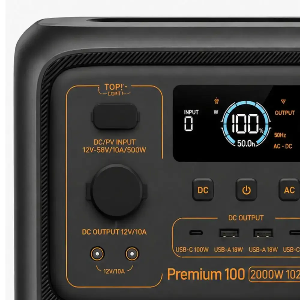 Estação de armazenamento de energia portátil premium elite 100V2 2000W Bluetti 110 V — fotografia 4