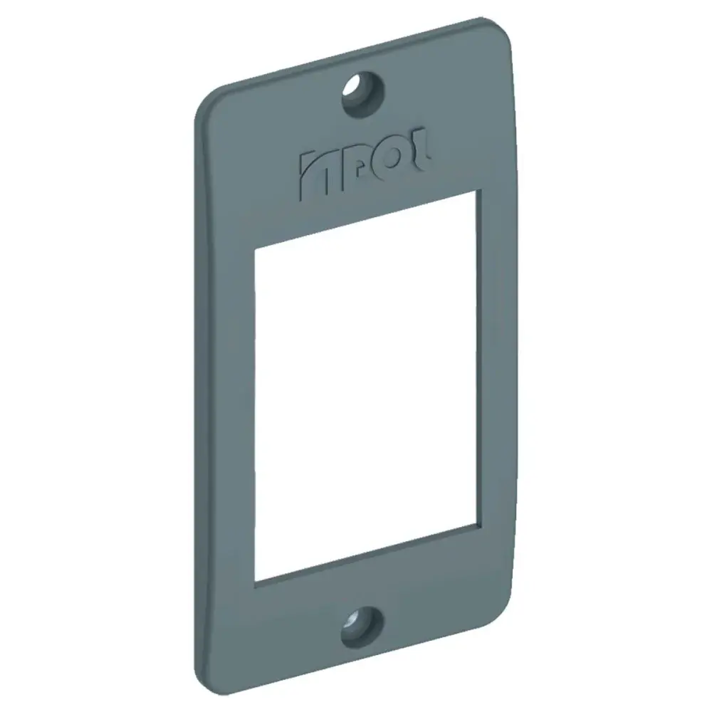 Tampa de interruptor pvc 1 3P cinza Inpol