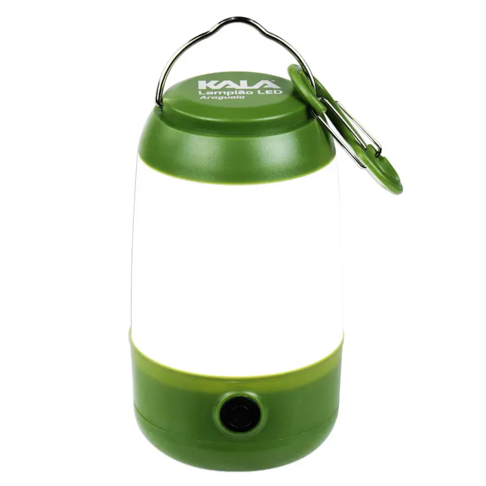 Lampião led araguaia verde com 11 leds da Kala — fotografia 4