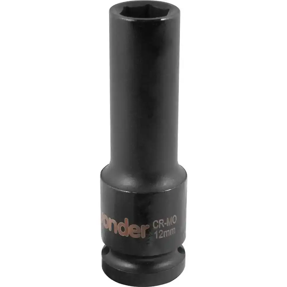 Soquete sextavado longo de impacto 12MM 1/2POL Vonder — fotografia 4
