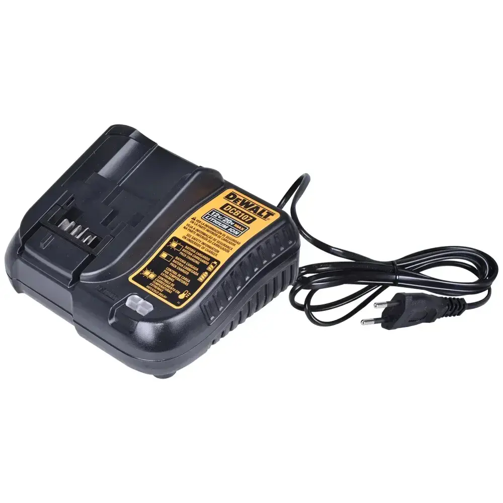 Carregador de baterias 12 a 20V DCB107-BR Dewalt bivolt — fotografia 6
