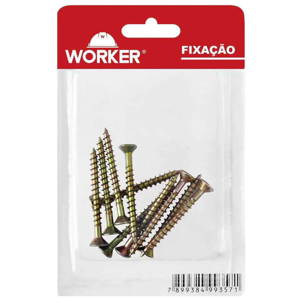 Parafuso cabeça chata 3MM x 16MM 421774 Worker 20 peç — fotografia de referência