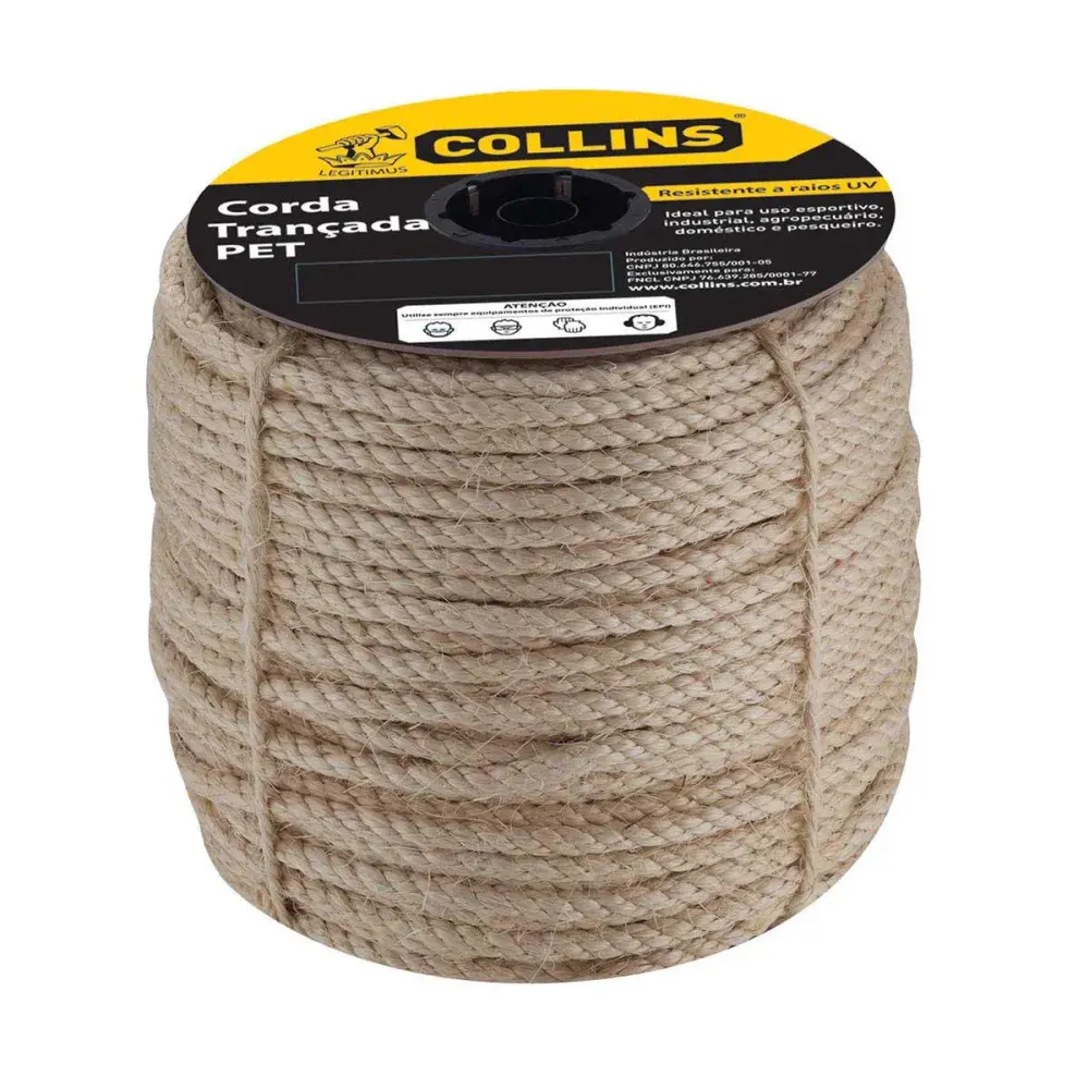 Corda torcida sisal 8MM Collins - metro