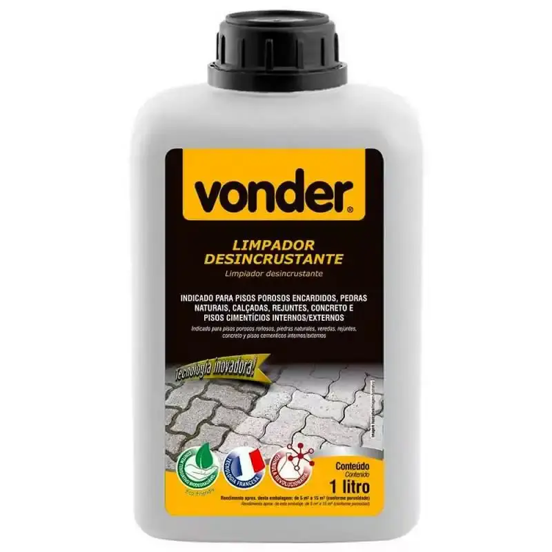 Limpador desincrustante biodegradável 1 litro Vonder — fotografia de referência