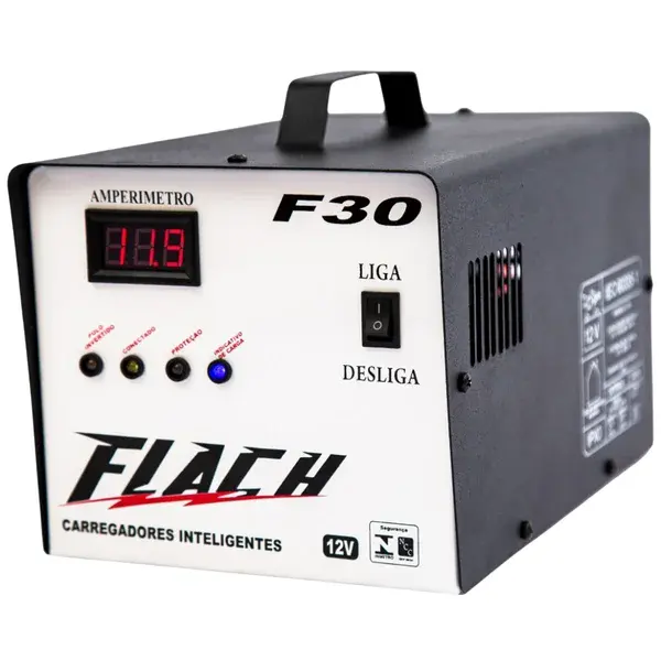Carregador de baterias F30 - 30 ah - 12V Flach