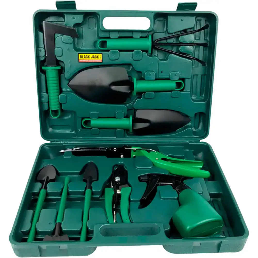 Maleta kit de ferramentas para jardim com 11 peças B766 black jack — fotografia 5