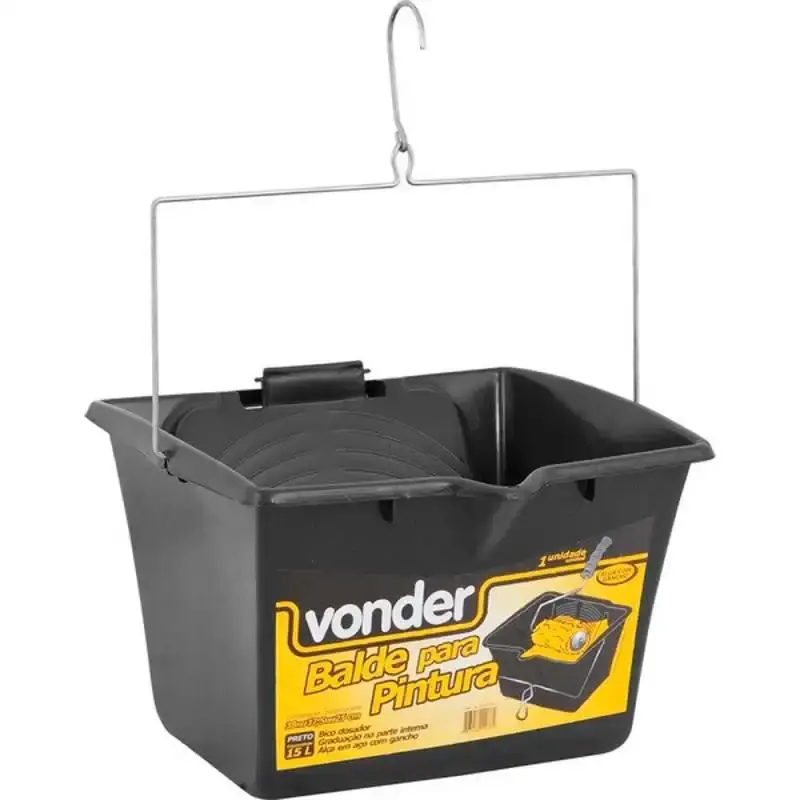 Balde tipo caçamba para pintura 15 litros Vonder — fotografia 4
