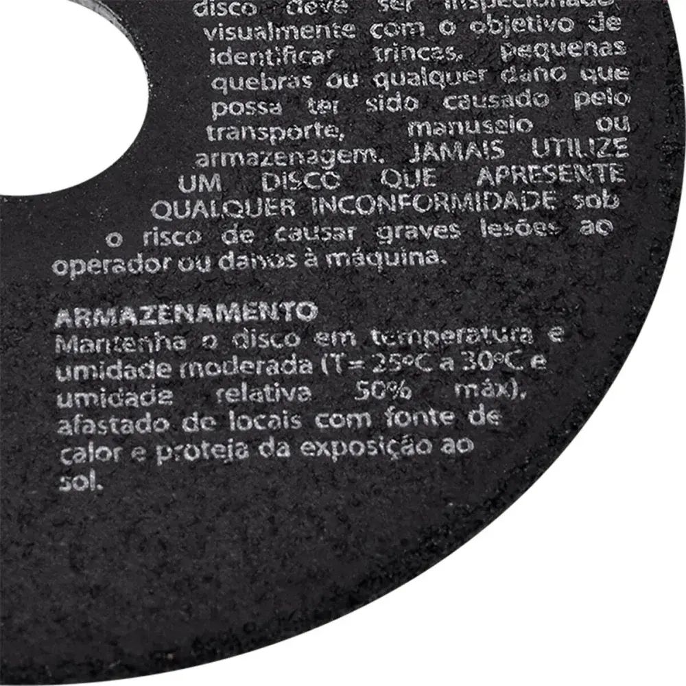 Disco de corte em aço inoxidável 2 telas 4.1/2 7/8 Worker — fotografia 4
