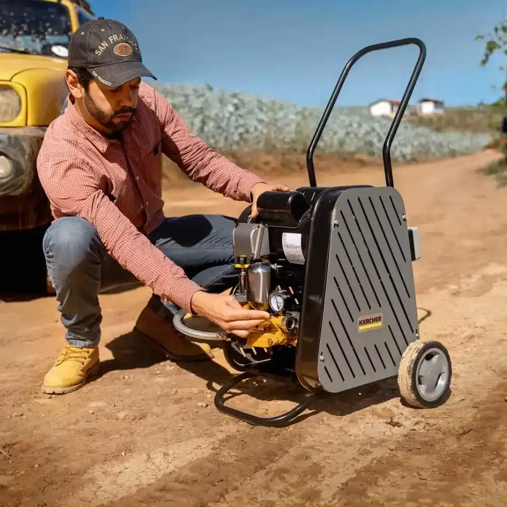 Lavadora de alta pressão industrial 800 l/h 580 PSI HF 800 220V Karcher — fotografia 5