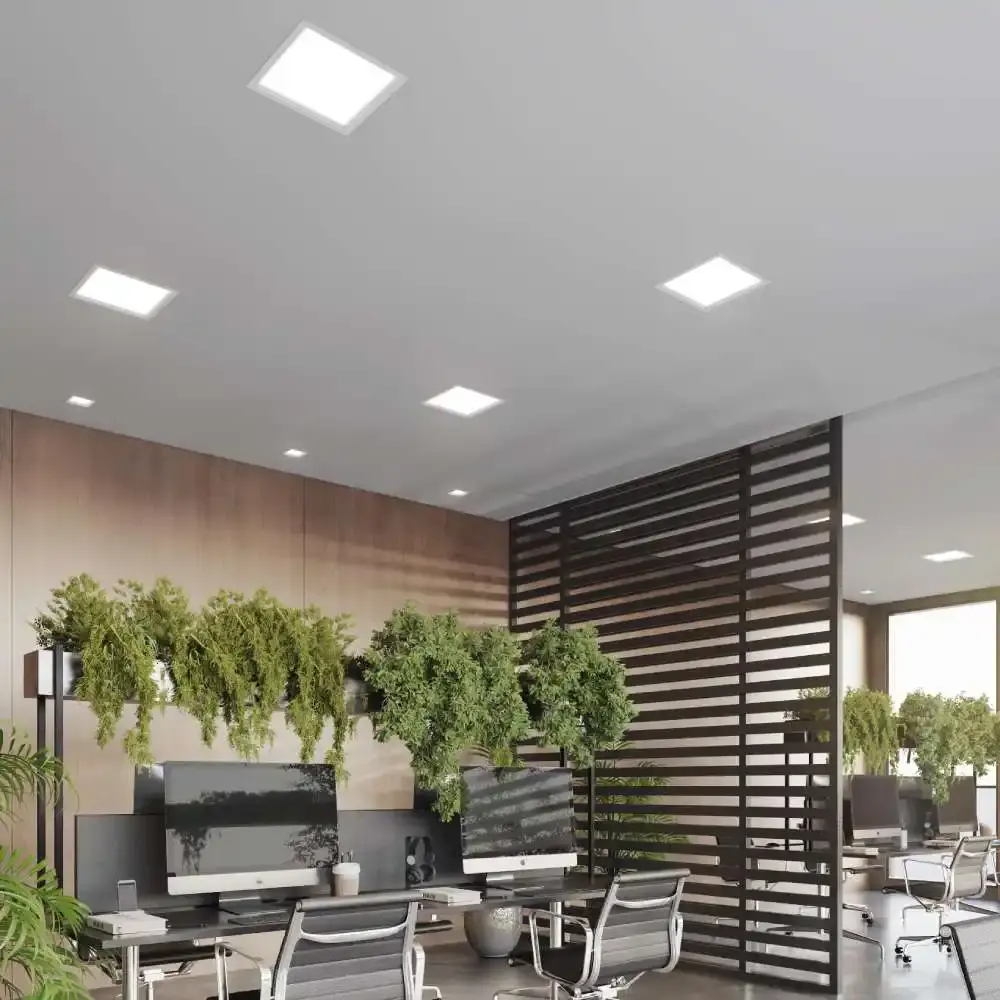 Painel led plafon embutir 18W 6500K luz branca bivolt Avant — fotografia 4