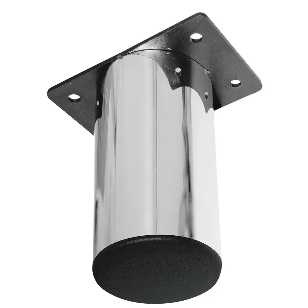 Pé flange Criativa redondo 50MMX10CM polido 8 peç