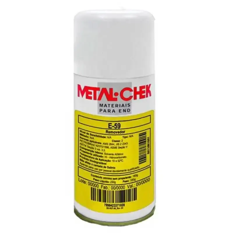 Óleo removedor de trincas E-59 spray aerosol 230 GR Metal-chek