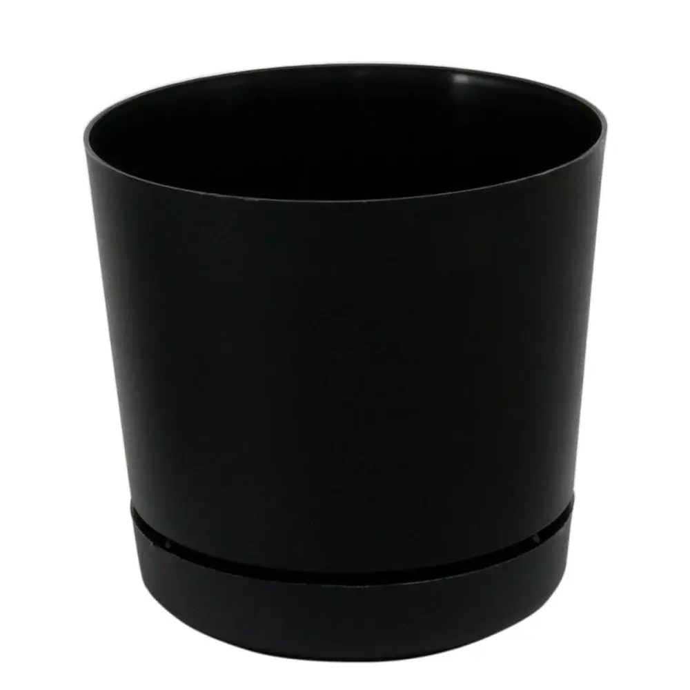 Vaso preto rio 11X9,5CM 1L Vasart