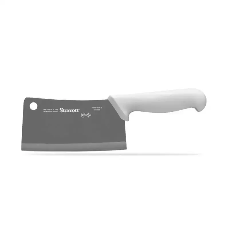 Kit de facas chef com cutelo branco BKK-6W1 com 6 peças Starrett — fotografia 4