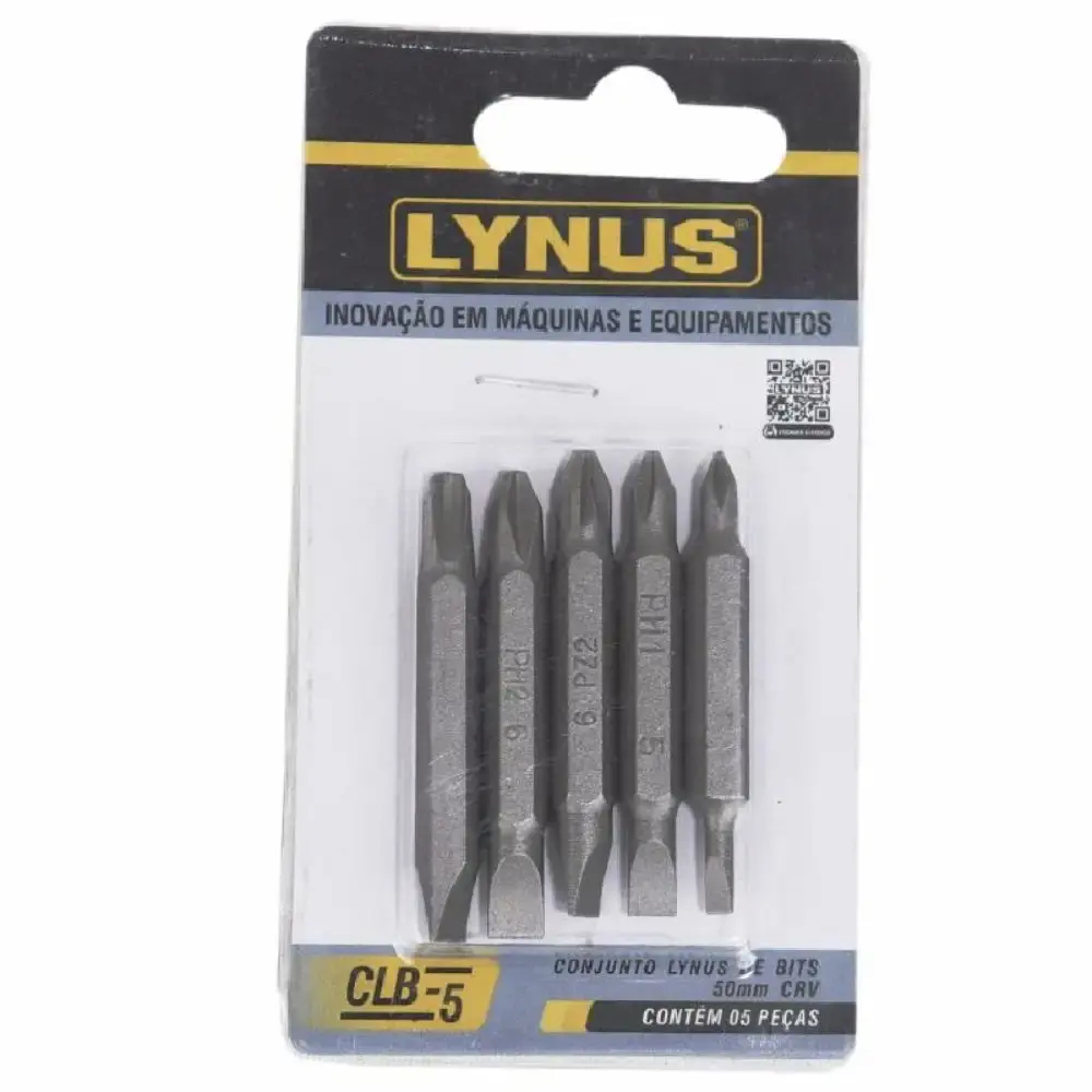 Conjunto de 5 bits 50MM CRV CLB-5 Lynus