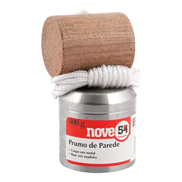 Prumo de parede metal 400G - Nove54