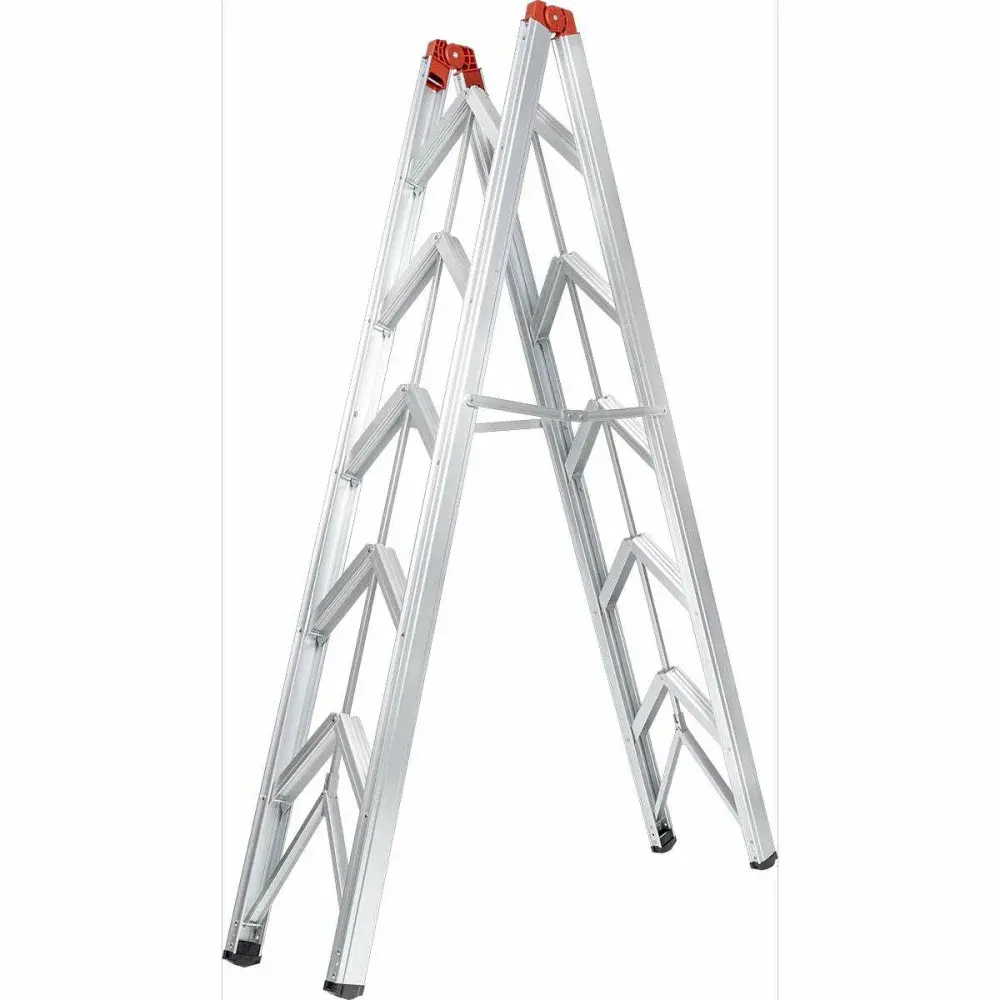 Escada dobrável palito de alumínio 1,71M 5 degraus Worker