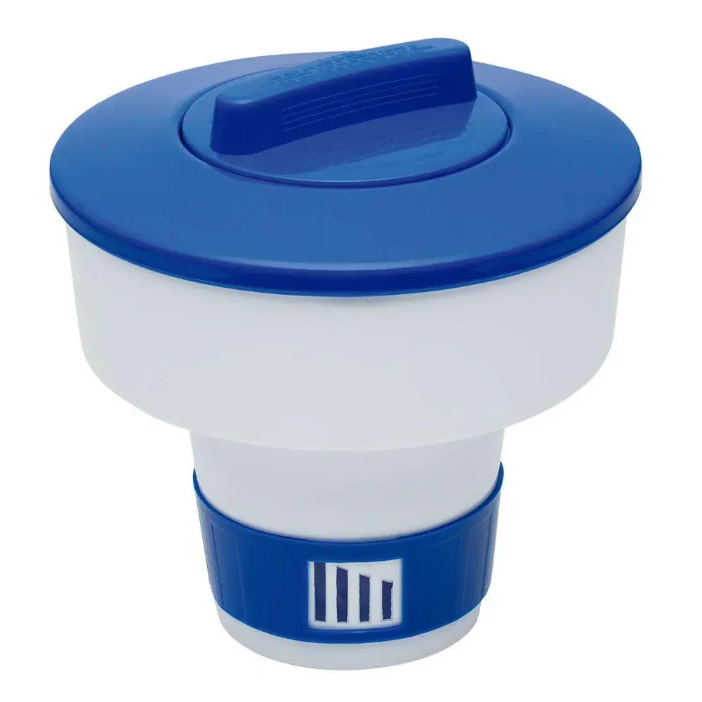 Clorador flutuante para piscina fluxo ajustável 17,5CM Kala — fotografia de referência