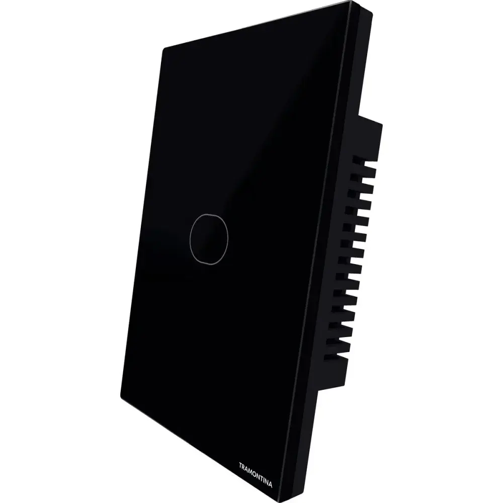 Interruptor touch smart com 1 canal preto Tramontina — fotografia 7