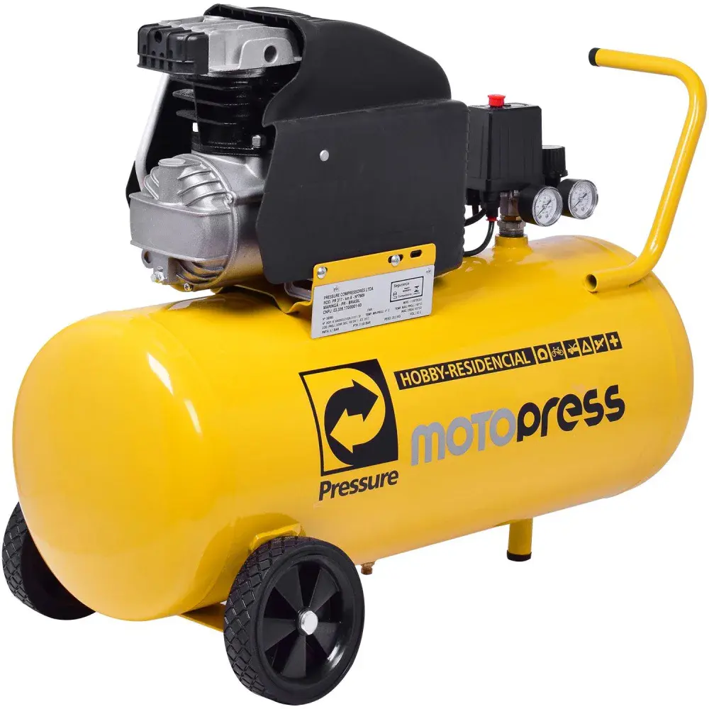 Moto compressor 50L 8PCM 60HZ lubrif Pressure - 220V — fotografia 3