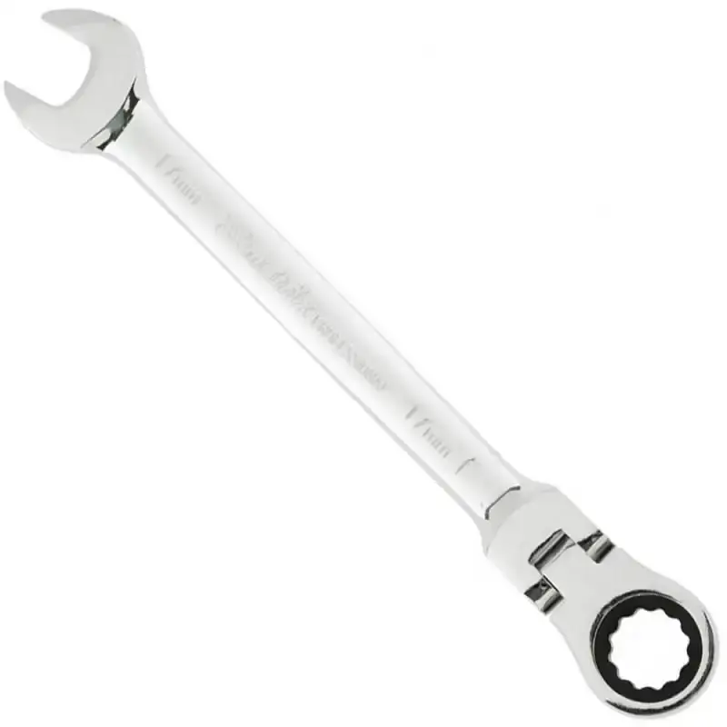 Chave combinada catraca 19 MM reversível articulada móvel 148719 MTX — fotografia de referência