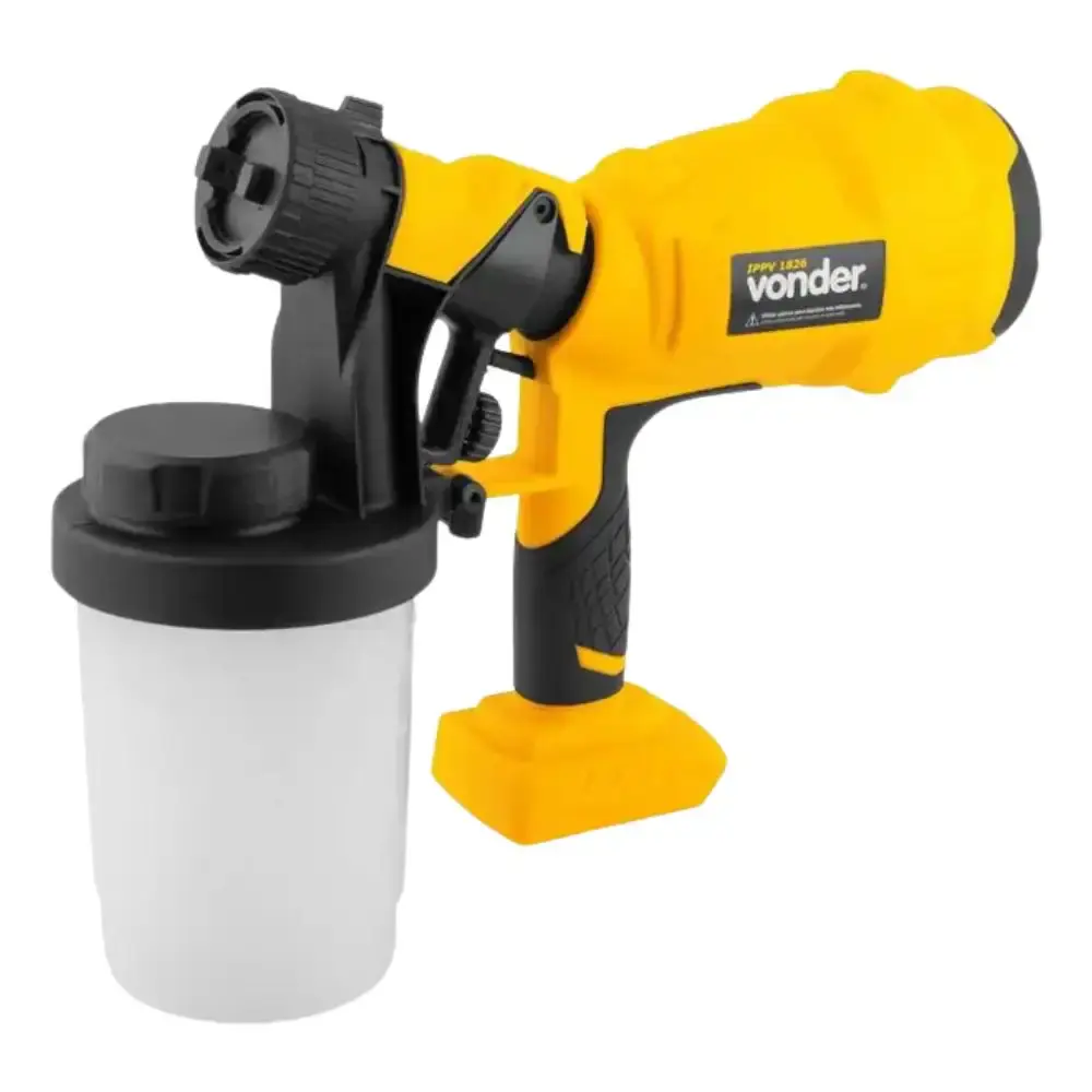 Pistola de pintura à bateria 18V sem bateria e carregador Vonder — fotografia de referência