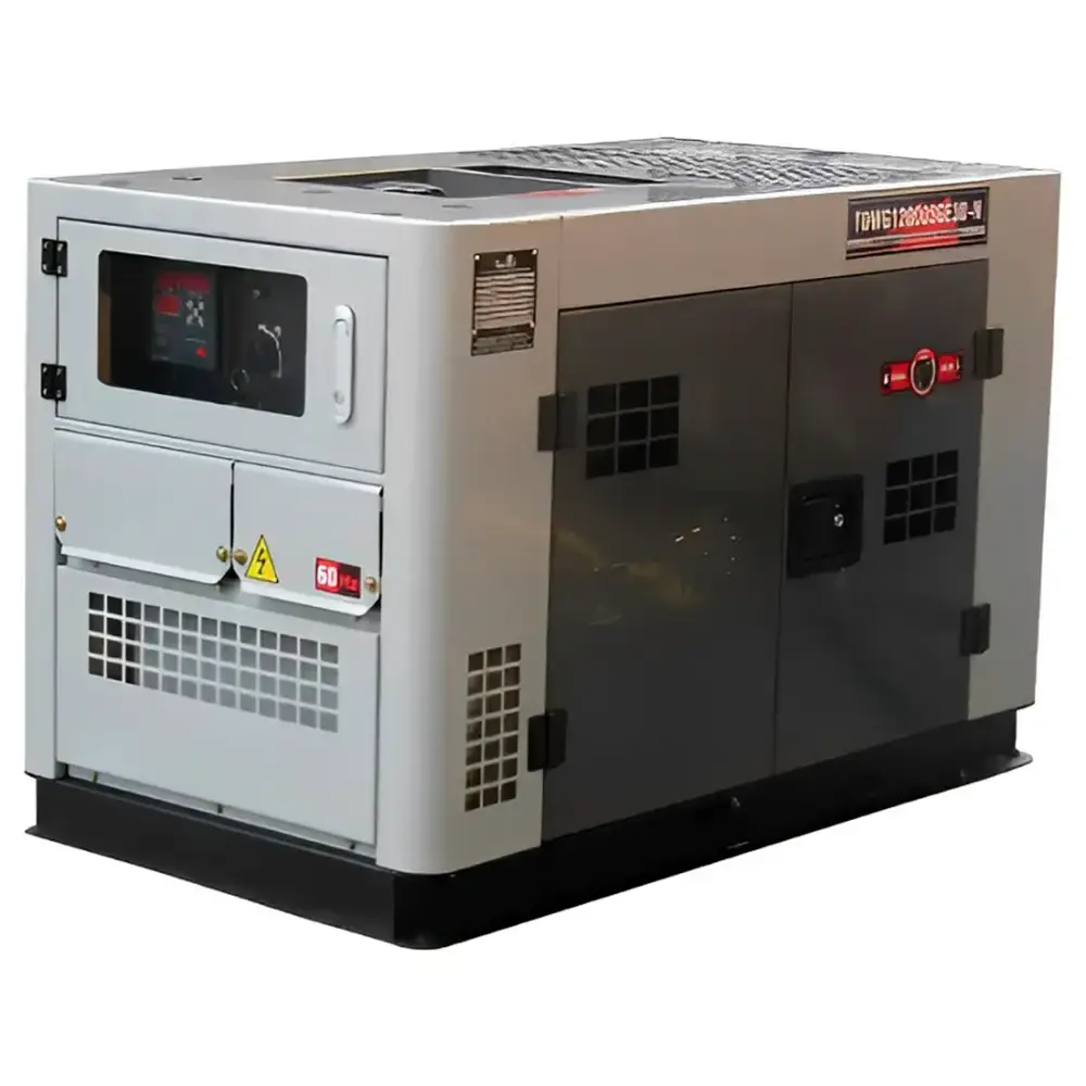 Gerador diesel 25KVA cabinado silencioso 73DB trifásico 380V Toyama — fotografia 5