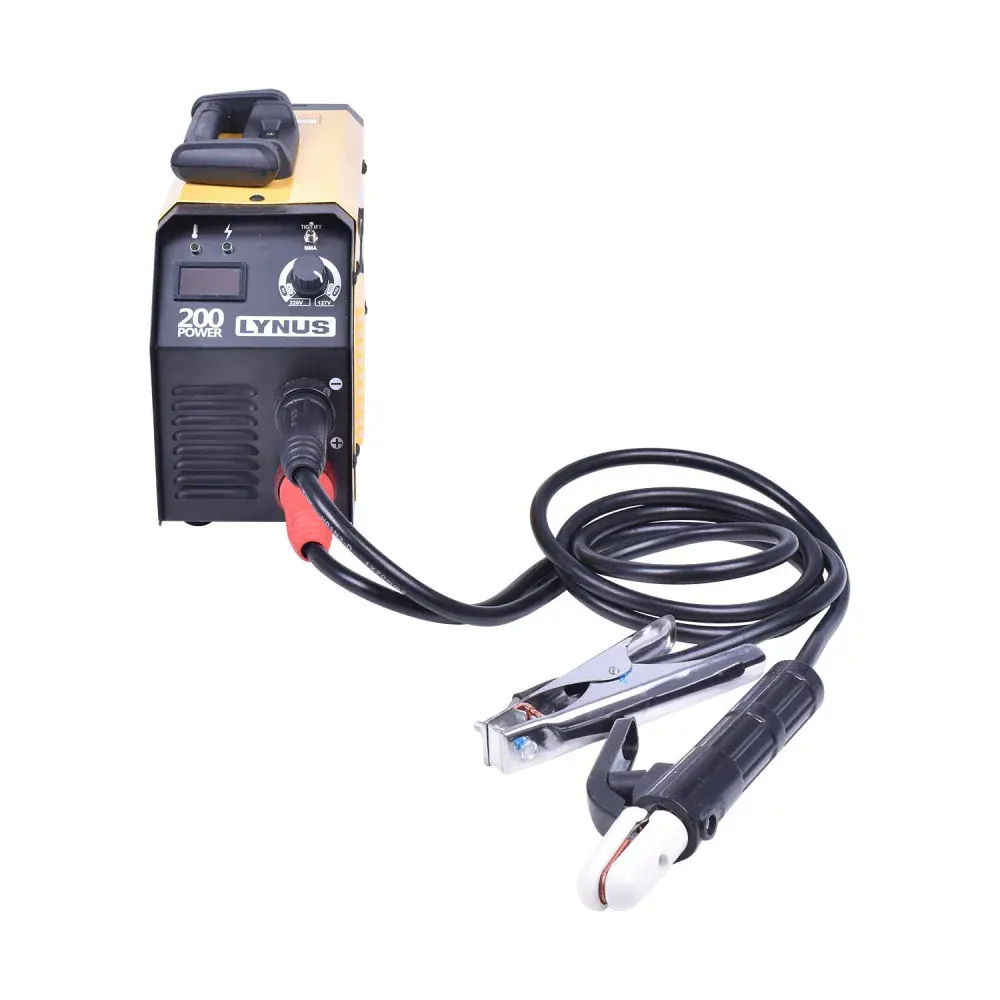 Inversora de solda eletrodo LIS-200 power 5.8KVA 31,2A biv Lynus — fotografia 2