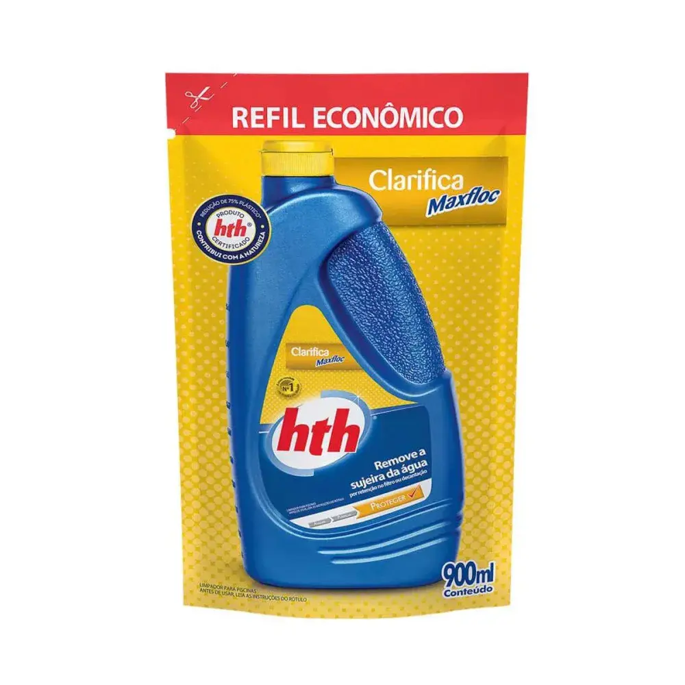 Clarificante maxfloc 900ML refil - HTH