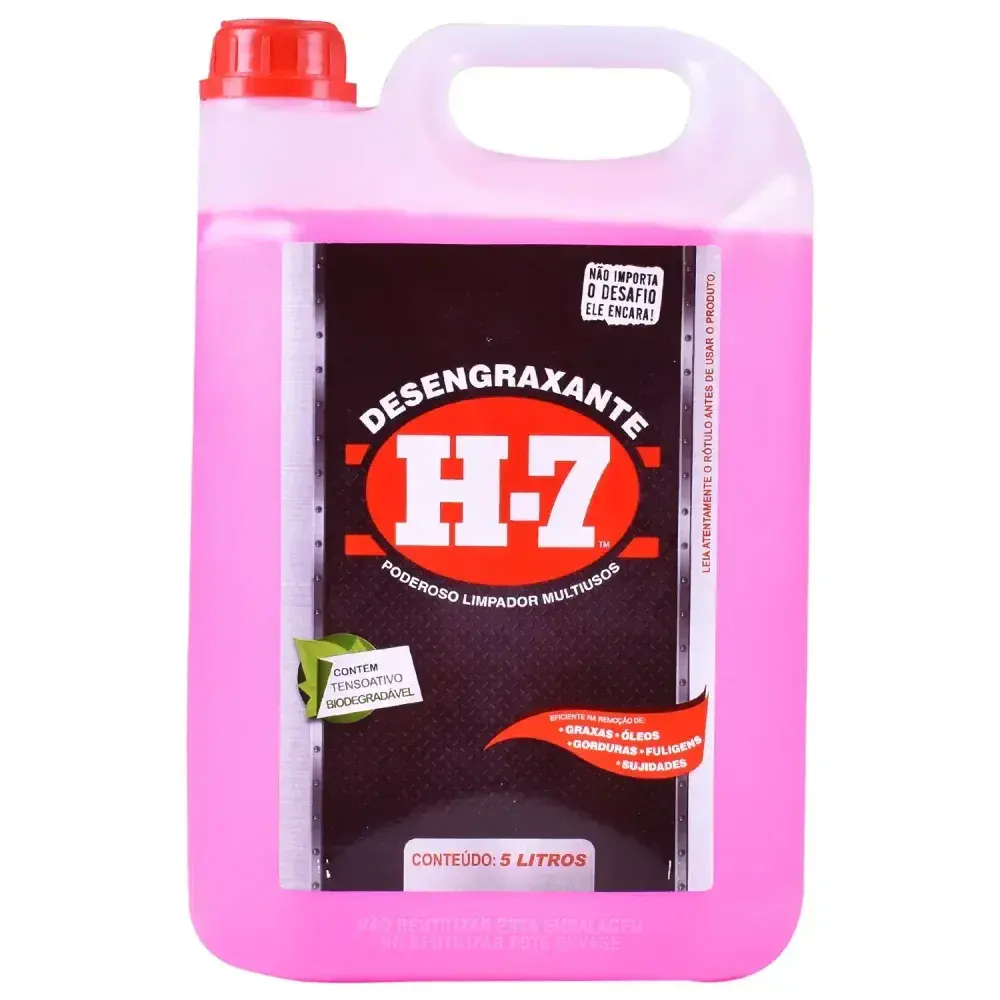 Desengraxante H7 limpeza pesada 5 litros — fotografia 6
