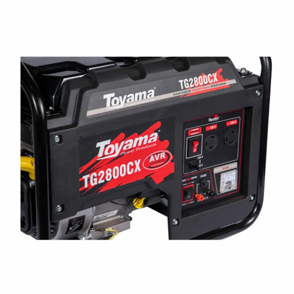 Gerador de energia a gasolina a ar 196CC 2.5KVA mono Toyama — fotografia 4