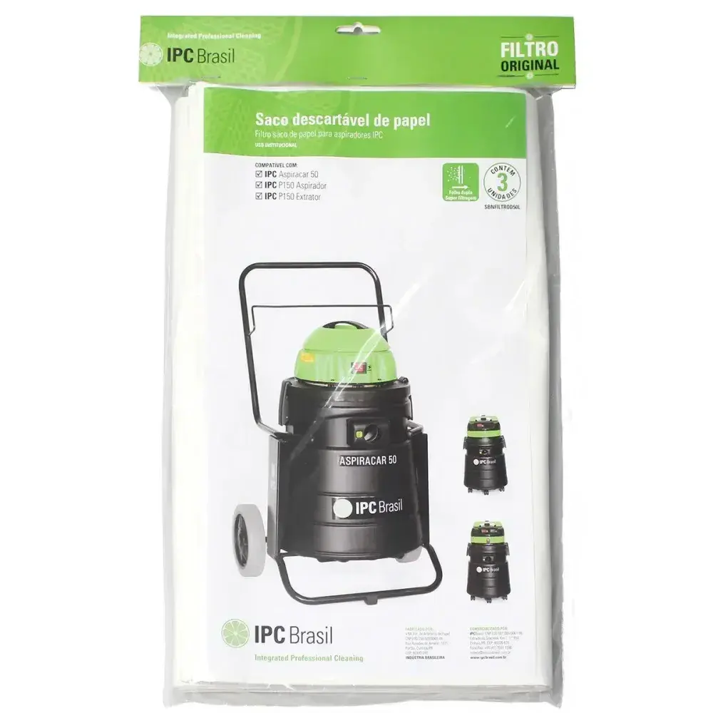 Filtro descartável 50L para extratora P150 ipc soteco - 3 peç — fotografia 2