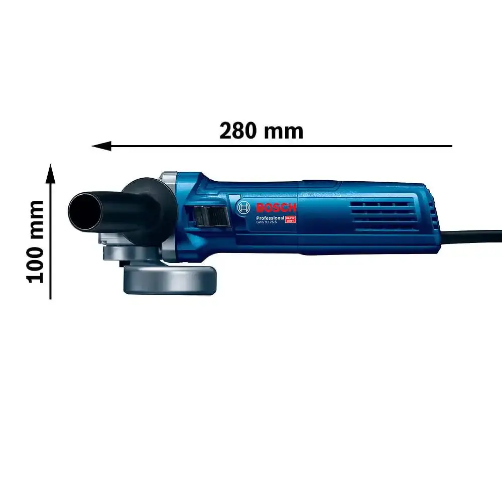 Esmerilhadeira angular Bosch GWS 9-125 s 900 watts 220 volts — fotografia 7