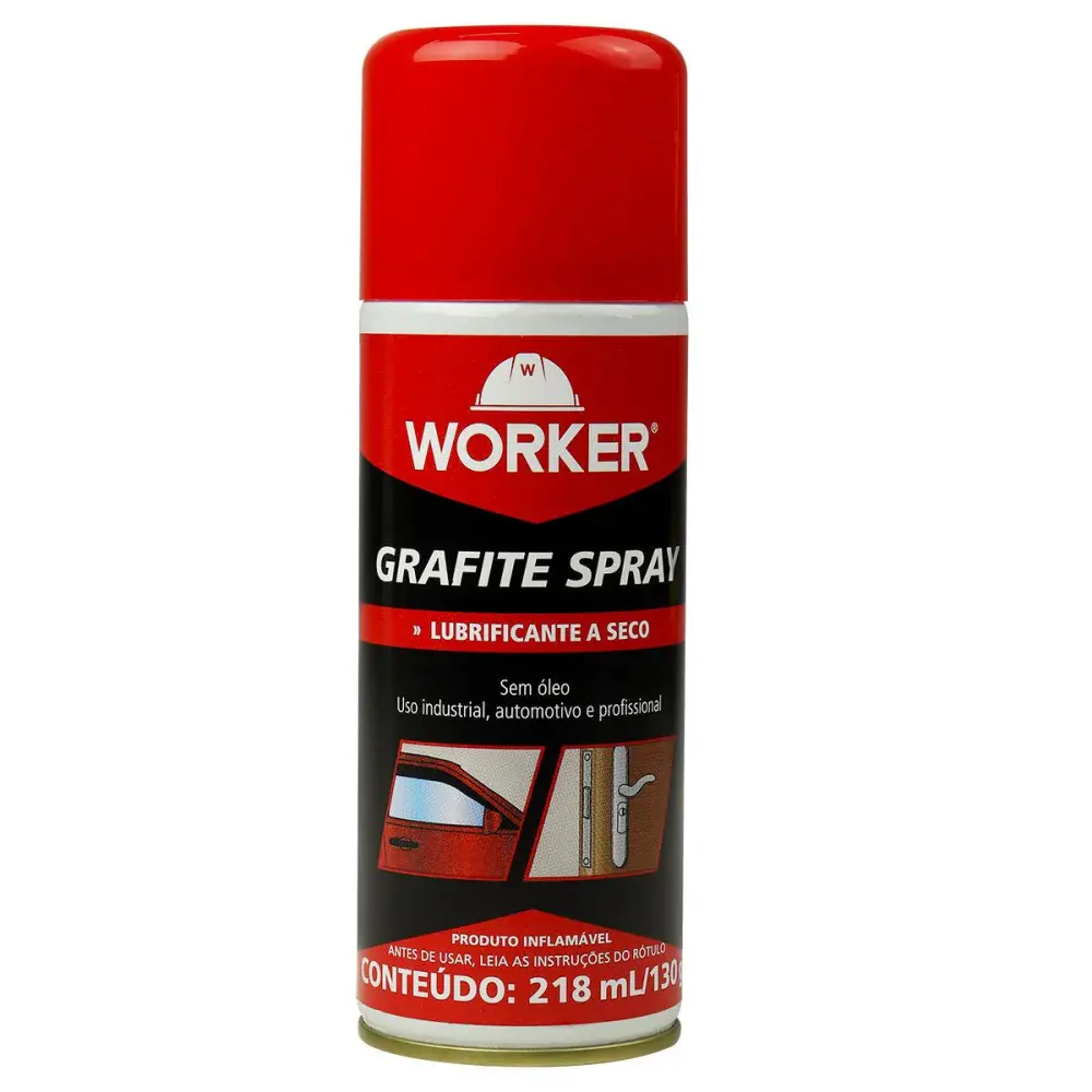 Grafite spray aerosol 218ML/130G 47597 Worker — fotografia 3