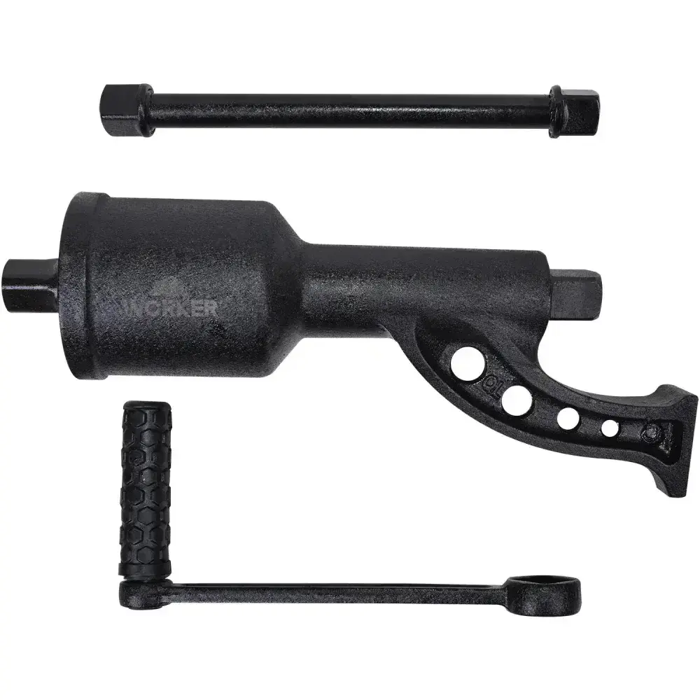 Chave de roda desforcímetro preta 5800NM 18KGF Worker — fotografia 7