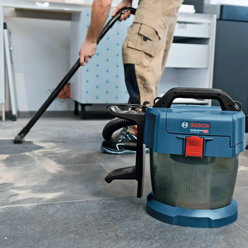 Aspirador de pó à bateria 18V GAS 18V-10L sem bateria e sem carregador Bosch — fotografia 5