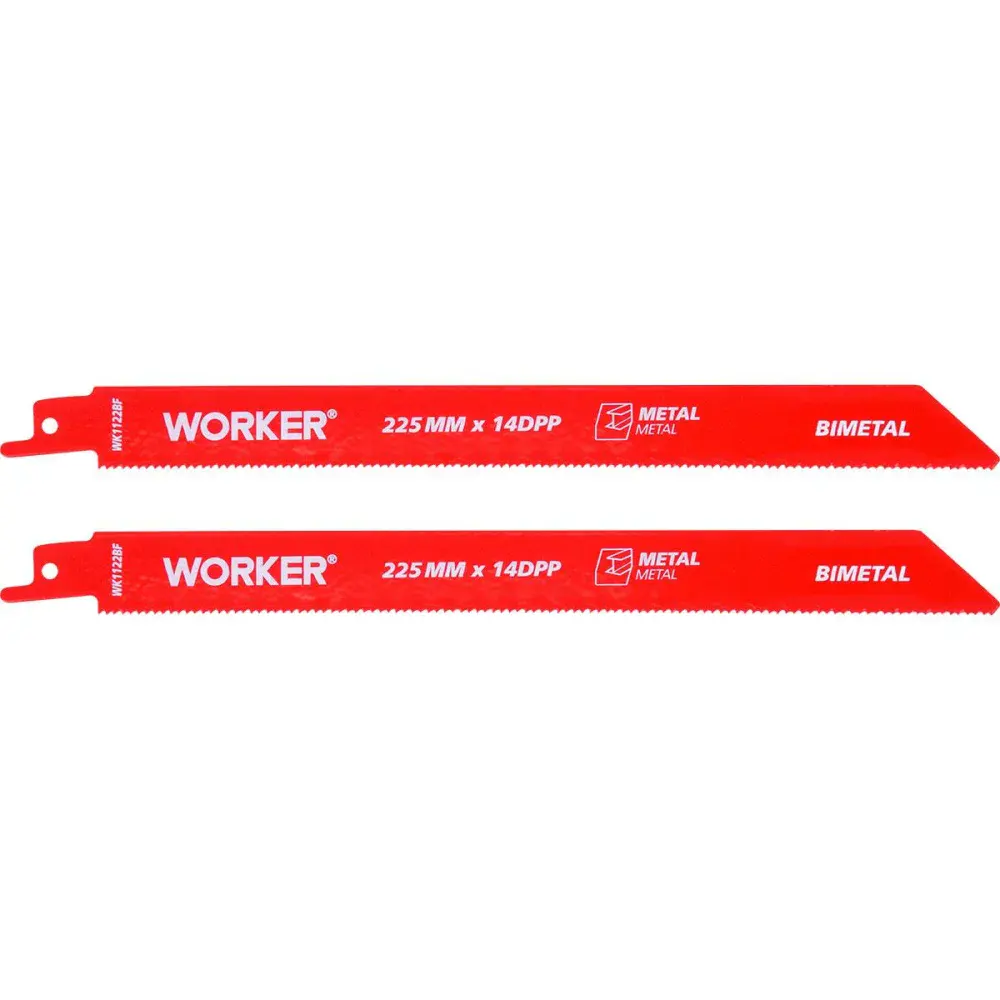 Lâmina para serra sabre bimetálica 1/2” 225MM 14 dentes Worker