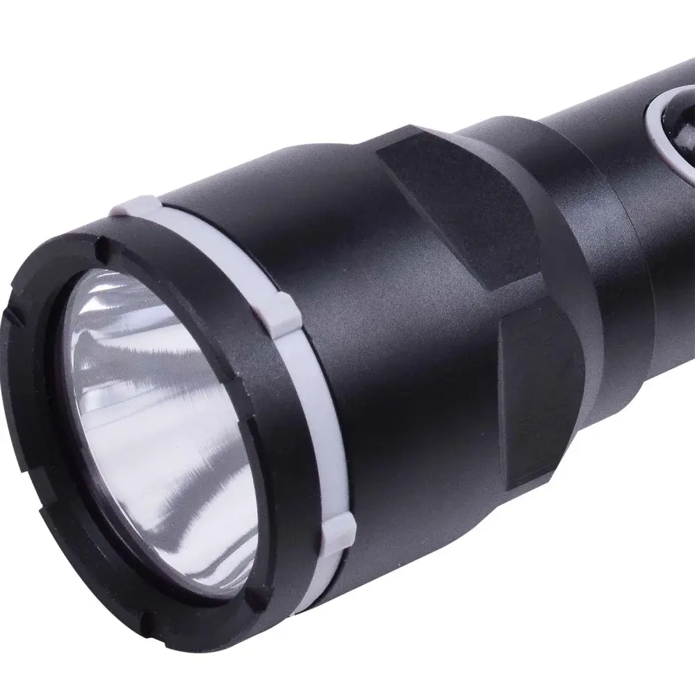 Lanterna cree led profissional de alumínio 200LM 27CM Worker — fotografia 4