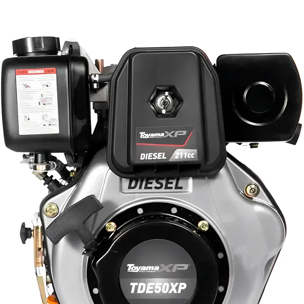Motor diesel 5,0 HP partida manual TDE50XP Toyama — fotografia 5