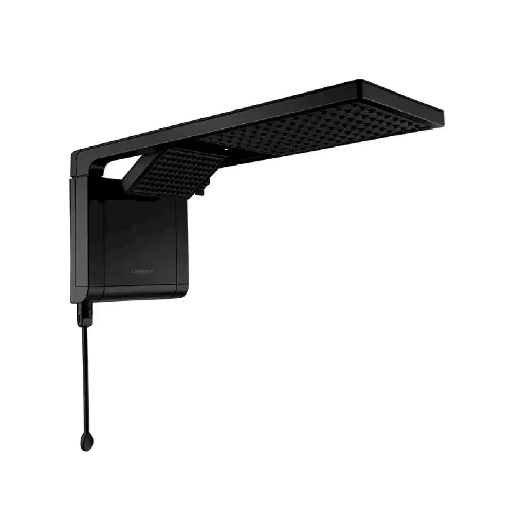 Chuveiro acqua duo 5500W 127V preto fosco lorenzetti Lorenzetti Duchas