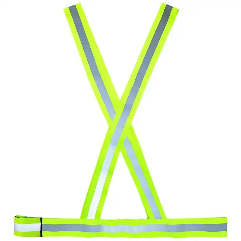 Kit 10 unidades colete refletivo de sinalização e segurança verde modelo x Plastcor