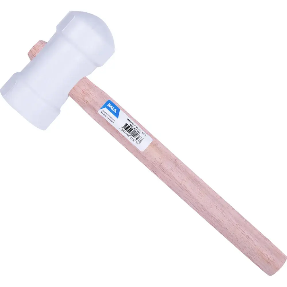 Martelo borracha branco 60MM Kala — fotografia de referência