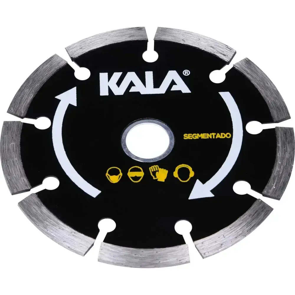 Disco diamantado segmentado corte seco 110MM x 20MM Kala — fotografia 8