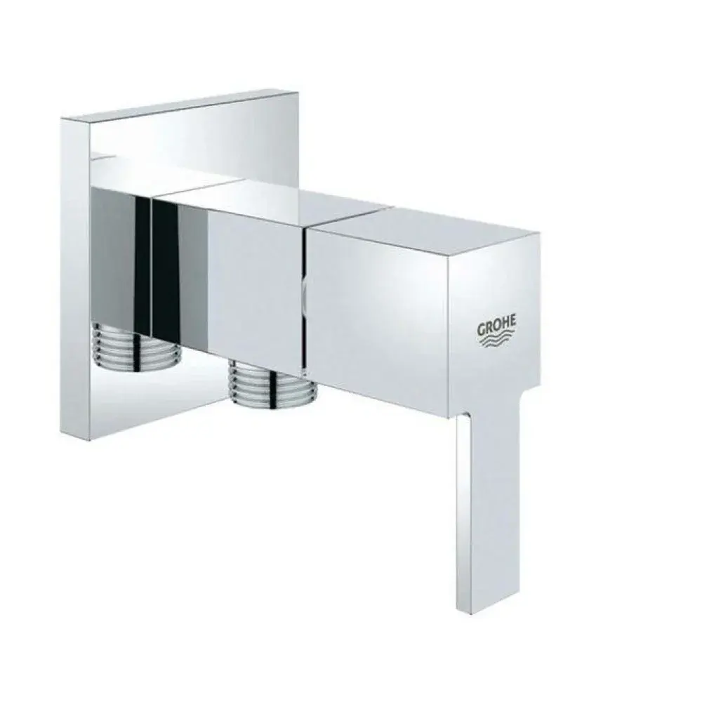 Válvula com curva saída baumetric cromada 1/2 Grohe