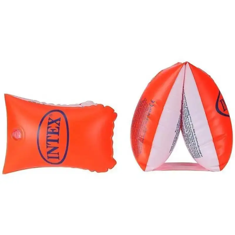 Kit natação piscina inflável 330L + boia braço + touca silicone + óculos espelhado com pre — fotografia 3