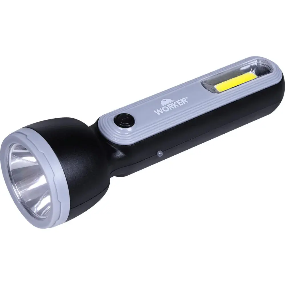 Lanterna recarregável 2 leds 180LM 2W 3,7V Worker — fotografia 4