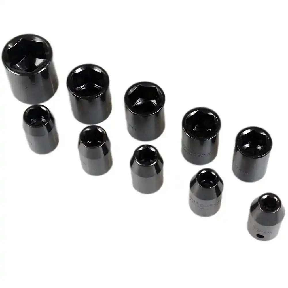 Chave de impacto pneumática 1/2 pol F6183 com jogo de soquetes 14 peças Waft — fotografia 5
