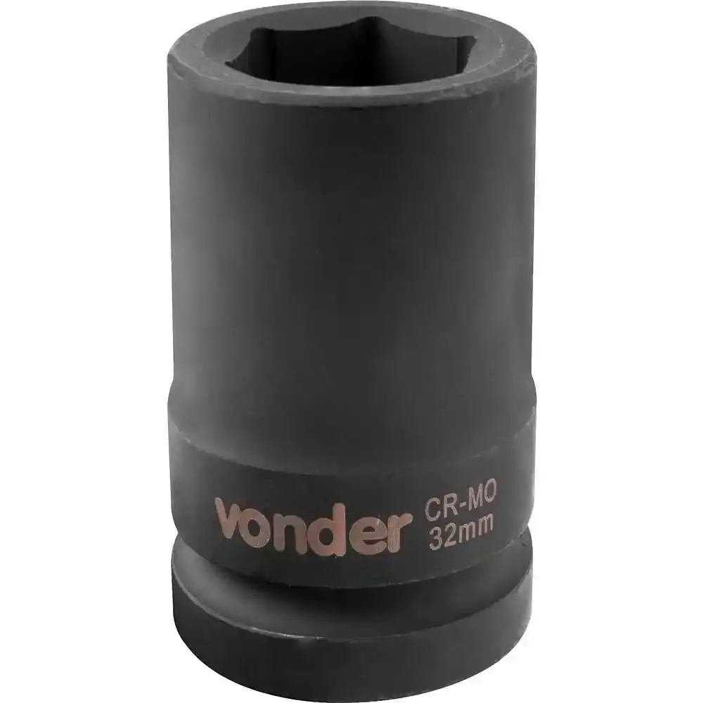 Soquete sextavado longo impacto 32 MM encaixe 1 POL Vonder — fotografia 3